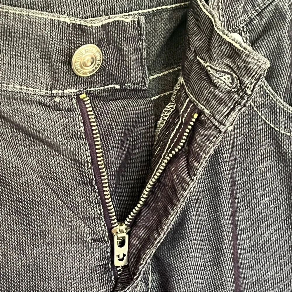 Men’s True Religion‎ Baggy Ribbed Straight Leg Pants Size 90’s Y2K Look 36 X 33